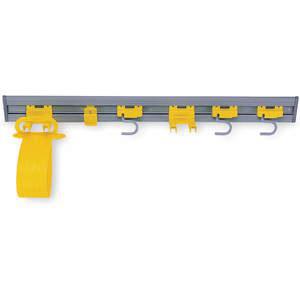 RUBBERMAID FG199300GRAY Closet Organizr/tool Holdr Grey/yellow Plastic | AD9ZQB 4W307
