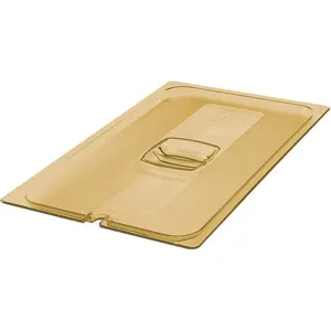 RUBBERMAID FG234P00AMBR Full Size Food Cover Hot Amber | AD9QUT 4UGA9