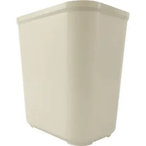 RUBBERMAID FG254300BEIG Open-top Trash Can Rectangular 7 Gallon | AC3TNE 2W367