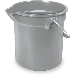 RUBBERMAID FG261400GRAY Bucket 14 Quart Gray Plastic | AD2TPK 3U660