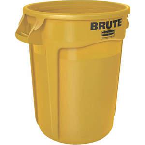 RUBBERMAID FG263200YEL Utility Container 32 Gallon Lldpe Yellow | AG6JYQ 35ZU69