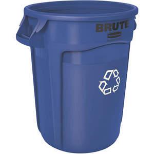 RUBBERMAID FG263273BLUE Recycling Receptacle 32 Gallon Lldpe Blue | AG6JYT 35ZU72