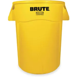 RUBBERMAID FG264360YEL Utility Container 44 Gallon Plastic Yellow | AB9WDP 2FTH6