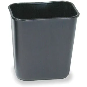 RUBBERMAID FG295500BLA Open-top Trash Can Rectangular 3 Gallon | AD2TRH 3U935