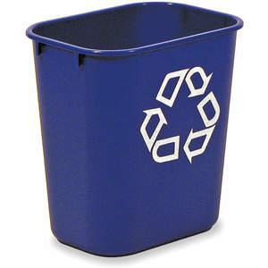RUBBERMAID FG295573BLUE Recycling Container 3.4 Gallon Blue | AE4NWR 5M781