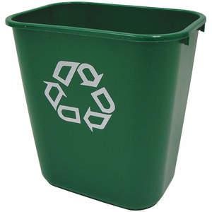 RUBBERMAID FG295606GRN Recycling Container 7 Gallon Green | AD8TDA 4LZL2