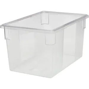 RUBBERMAID FG330100CLR Food/tote Box 21.5 G | AE4NUP 5M658