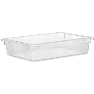 RUBBERMAID FG330800CLR Food/tote Box 8.5 G | AE4NUT 5M663