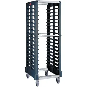 RUBBERMAID FG332000BLA End-load Rack 23 3/4 x 28 3/4 x 67 7/8 Black | AD9DBW 4PLV4