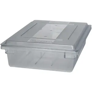 RUBBERMAID FG332800CLR Food Box Capacity 16 5/8 Gal | AD9QNU 4UEH5