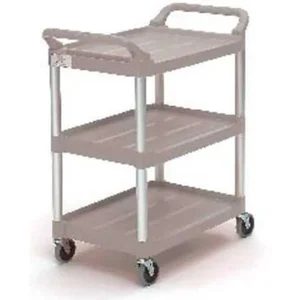 RUBBERMAID FG342488PLAT Utility Cart 200 Lb. Load Capacity Plastic | AF4NRC 9DTT3