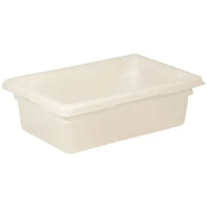 RUBBERMAID FG350900WHT Food/tote Box Capacity 3 1/2 Gallon White | AE4NVF 5M682