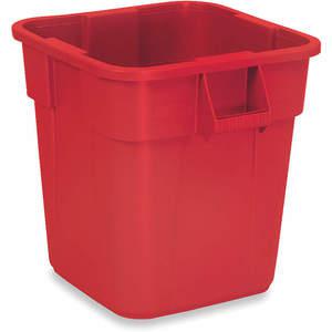 RUBBERMAID FG352600RED Utility Container 28 Gallon Lldpe Red | AD9LMN 4TJ44