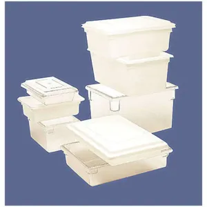 RUBBERMAID FG352800WHT Tote Box White Diameter 12 Inch | AF4VVU 9LV82