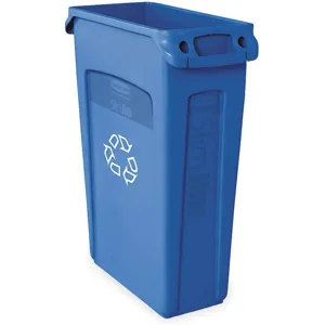 RUBBERMAID FG354007BLUE Utility Container 23 Gallon Plastic Blue | AB9WDH 2FTG5