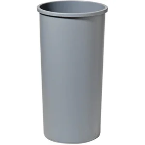 RUBBERMAID FG354600GRAY Open-top Trash Can Round 22 Gallon Gray | AD7YAC 4HC02