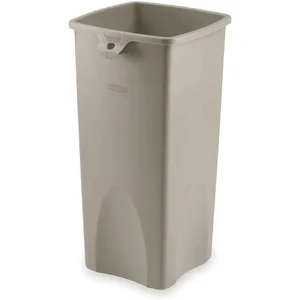 RUBBERMAID FG356988BEIG Open-top Trash Can Square 23 Gallon Beige | AE6YUJ 5W005