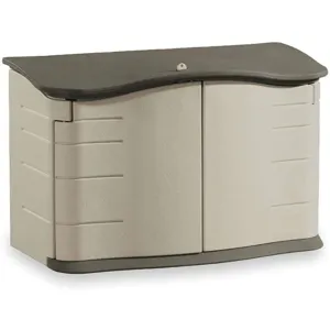 RUBBERMAID FG374801OLVSS Outdoor Storage Shed Lg Horizontal H 36 | AB9QKY 2ERW8