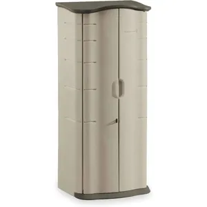 RUBBERMAID FG374901OLVSS Outdoor Storage Shed Vertical H 72 In | AB9QKW 2ERW6