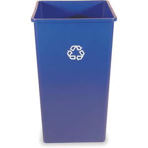 RUBBERMAID FG395973BLUE Recycling Container 50 Gallon Blue | AG7EPQ 6HH27