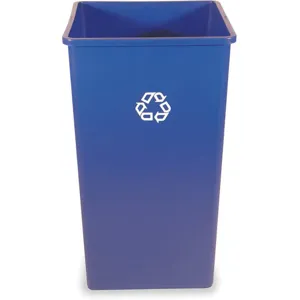 RUBBERMAID FG395973BLUE Recycling Container 50 Gallon Blue | AG7EPQ 6HH27