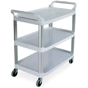 RUBBERMAID FG409100GRAY Utility Cart 300 Lb. Load Capacity Pe | AD8TTC 4MC25