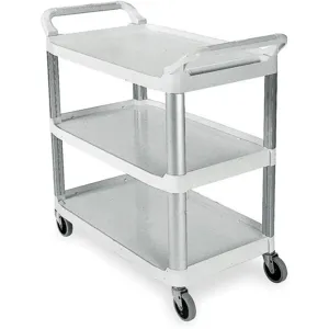 RUBBERMAID FG409100OWHT Utility Cart 300 Lb. Load Capacity Pe | AE4NVM 5M690