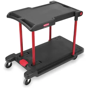 RUBBERMAID FG430000BLA Utility Cart 400 Lb. Load Capacity | AB2JVD 1MDN4