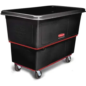 RUBBERMAID FG471600BLA Black Truck 16 Cubic Feet 1000 Lb. Load | AD9TUT 4UR39