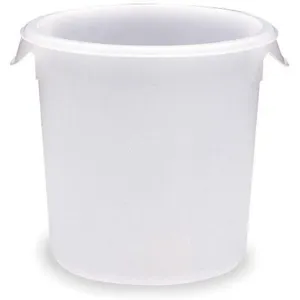 RUBBERMAID FG572100WHT Round Storage Container 4 Qt | AA9VUE 1GAF7