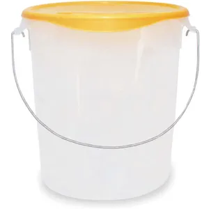 RUBBERMAID FG572924CLR Round Storage Container 22 Qt | AA9VTZ 1GAF2