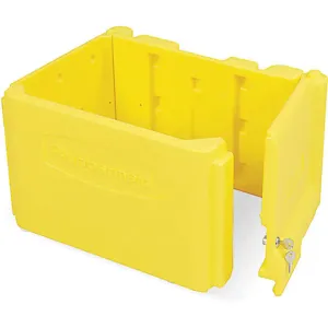 RUBBERMAID FG618100YEL Optional Locking Cabinet Yellow | AE2MQQ 4YJ55