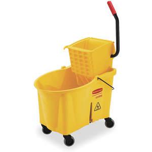 RUBBERMAID FG618688YEL Mop Bucket And Wringer 44 Quart Yellow | AB9WEA 2FTK7