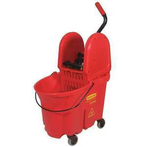 RUBBERMAID FG757888RED Mop Bucket And Wringer 35 Quart Red | AF4YQC 9PYV9