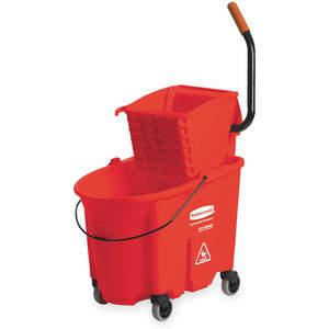 RUBBERMAID FG758888RED Mop Bucket And Wringer 35 Quart Red | AE4YCG 5NY81