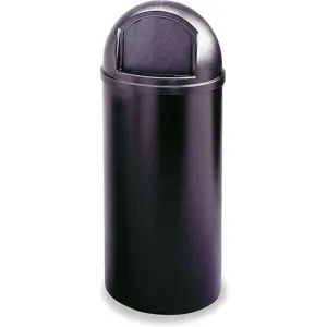 RUBBERMAID FG816088BLA Side Opening Trash Can Round 15 Gallon | AE9BRU 6HH66