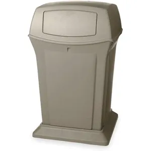 RUBBERMAID FG917188BEIG Trash Can 45 Gallon Beige | AD2CXZ 3NB27