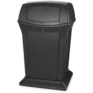 RUBBERMAID FG917188BLA Trash Can 45 Gallon Black | AB9WCU 2FTE8