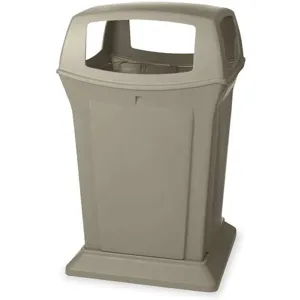 RUBBERMAID FG917388BEIG Trash Can 45 Gallon Beige | AB9WCV 2FTE9