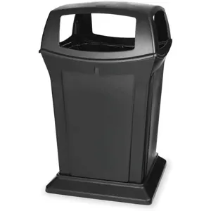 RUBBERMAID FG917388BLA Trash Can 45 Gallon Black | AB9WCW 2FTF1