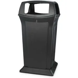 RUBBERMAID FG917600BLA Trash Can 65 Gallon Black | AB9WDA 2FTF5