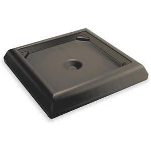 RUBBERMAID FG917700BLA Weighted Base Black F/45-65gal Container | AB9WDB 2FTF6