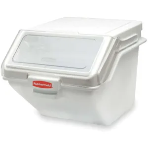 RUBBERMAID FG9G5800WHT Bulk Storage Bin 200 Cup With Scoop And Lid | AB9QLN 2ERY5