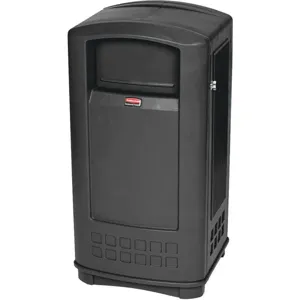 RUBBERMAID FG9P9000BLA Trash Can 35 Gallon Black | AE4UDT 5MU51