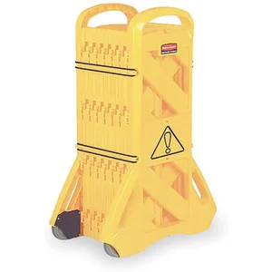 RUBBERMAID FG9S1100YEL Mobile Safety Barrier | AD7AKC 4CY24