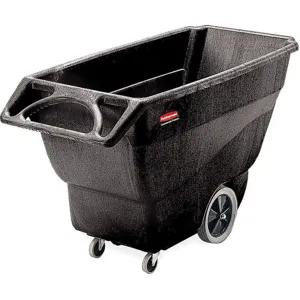 RUBBERMAID FG9T1300BLA Tilt Truck Utility 1/2 Cubic Yard 450 Lb. | AC9ZFV 3LU59