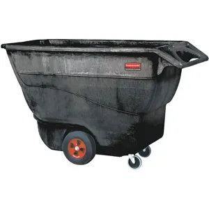 RUBBERMAID FG9T1500BLA Tilt Truck Utility 1 Cubic Yard 1250 Lb. | AC9ZFX 3LU61