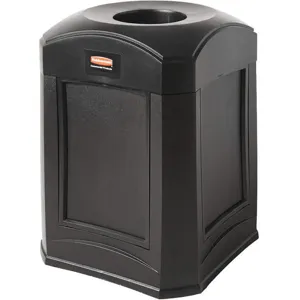 RUBBERMAID FG9W0200BLA Trash Can 35 Gallon Black | AC3GKF 2TEJ6