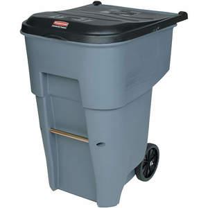 RUBBERMAID FG9W2100GRAY Trash Can 65 Gallon Gray | AA9NMN 1EC45