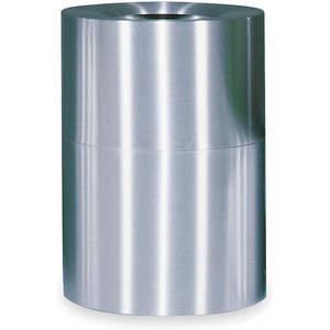 RUBBERMAID FGAOT62SAPL Offener Mülleimer, rund, 55 Gallonen, Silber | AC2GYT 2KDP8